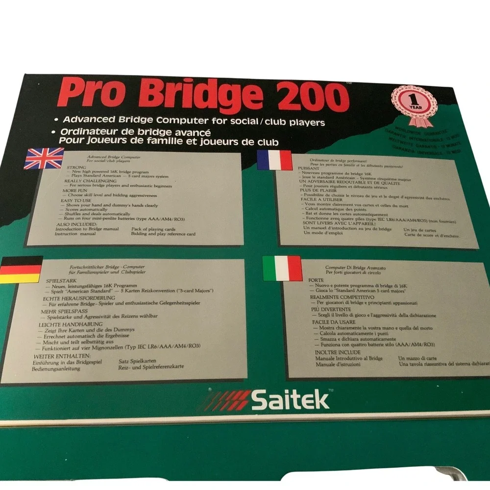 Pro Bridge‎ 200 Vintage Electronic Game